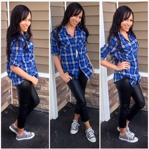 Forever 21 Faux Leather Skinnies